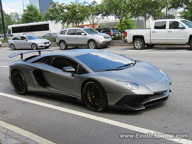 Lamborghini Aventador spotted in Atlanta, Georgia