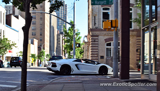 Lamborghini Aventador spotted in Raleigh, North Carolina