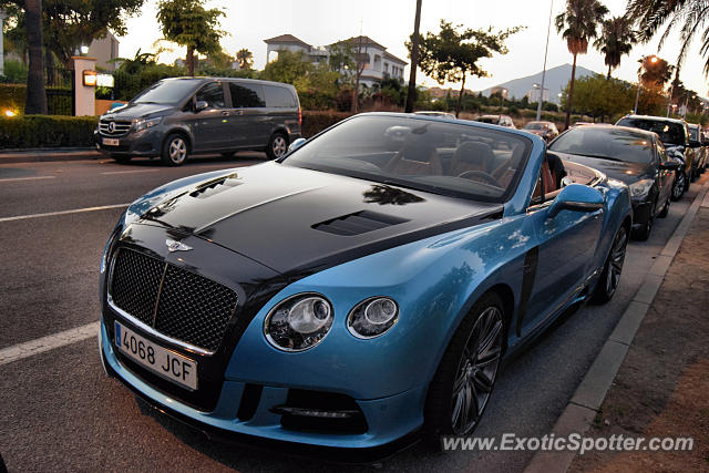 Bentley Continental spotted in San Pedro, Spain