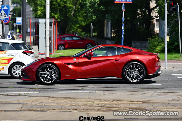 Ferrari F12 spotted in Warsaw, Poland