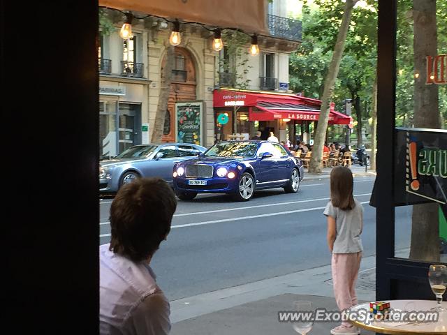 Bentley Mulsanne spotted in Paris, France