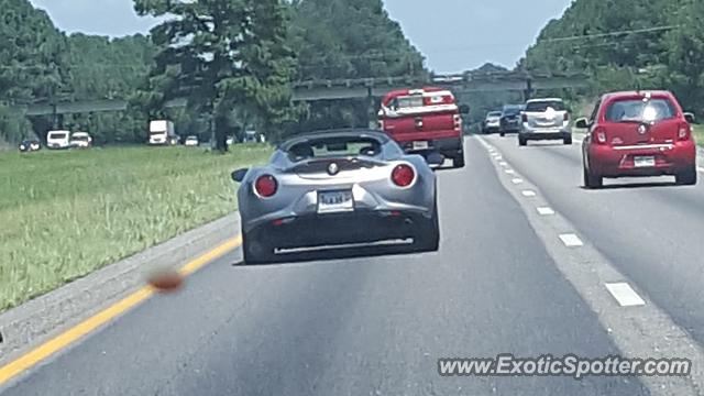 Alfa Romeo 4C spotted in Sumter, South Carolina