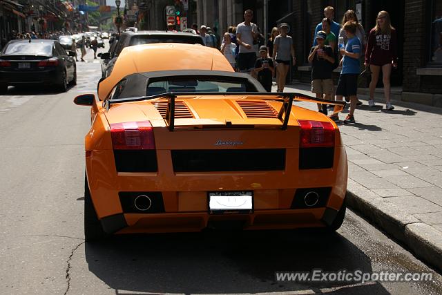 Lamborghini Gallardo spotted in Quebec city, Canada