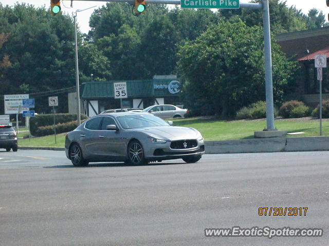 Maserati Ghibli spotted in Mechanicsburg, Pennsylvania