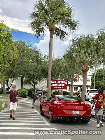 Ferrari California spotted in Ft lauderdale, Florida