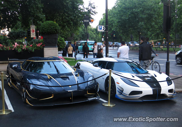 Koenigsegg Agera R spotted in London, United Kingdom