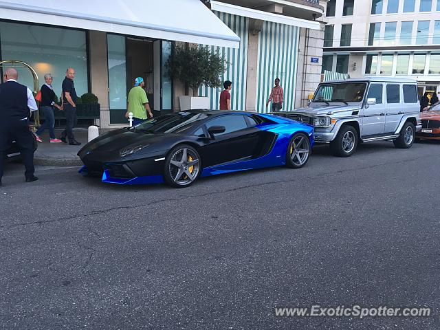 Lamborghini Aventador spotted in Geneva, Switzerland
