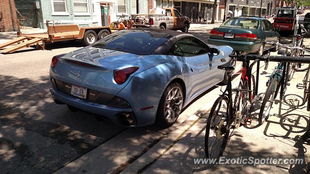 Ferrari California spotted in Madison, Wisconsin