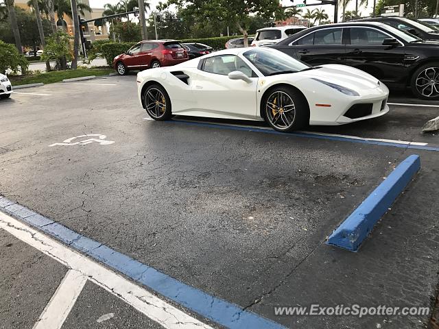 Ferrari 488 GTB spotted in Ft lauderdale, Florida
