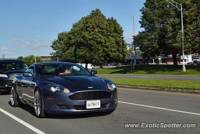 Aston Martin DB9 spotted in Canandaigua, New York