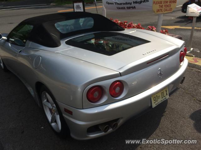 Ferrari 360 Modena spotted in Westfield, New Jersey