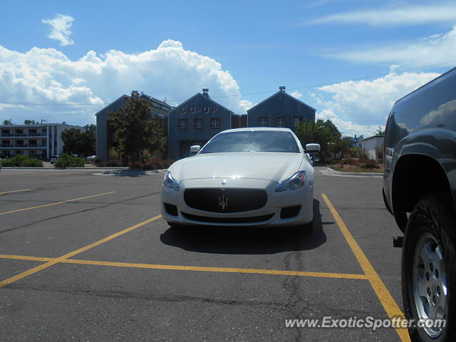 Maserati Quattroporte spotted in Bozeman, Montana
