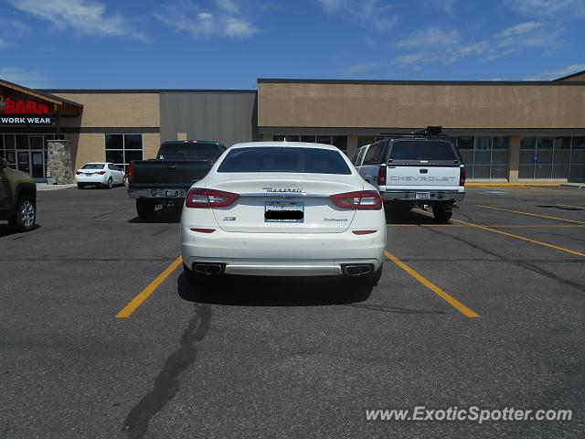 Maserati Quattroporte spotted in Bozeman, Montana