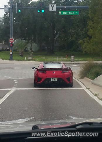 Acura NSX spotted in Orlando, United States