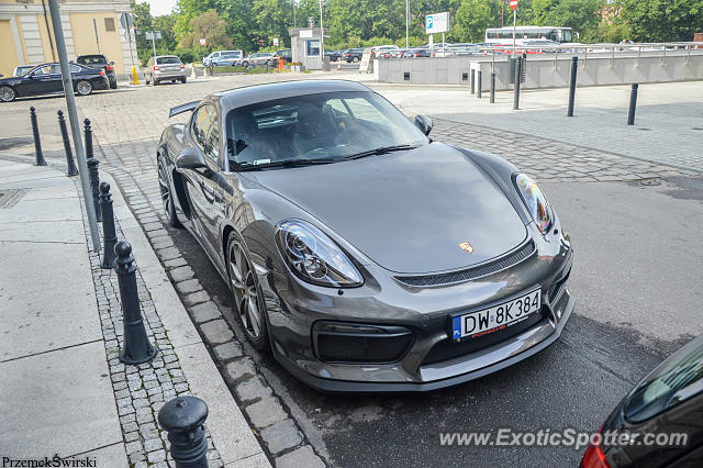 Porsche Cayman GT4 spotted in Wrocław, Poland