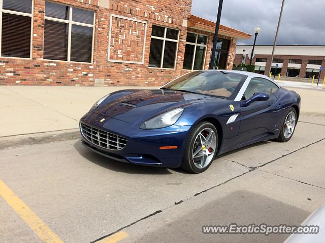 Ferrari California spotted in Sterling Heights, Michigan