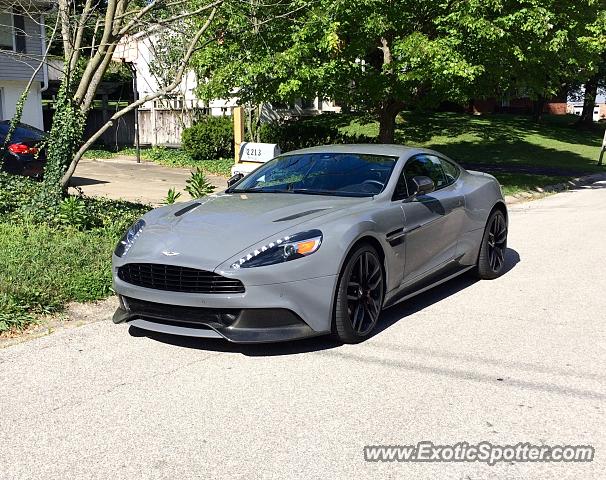 Aston Martin Vanquish spotted in Bloomington, Indiana