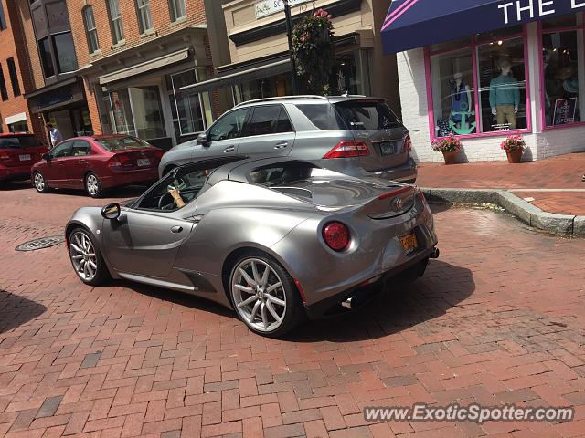 Alfa Romeo 4C spotted in Annapolis, Maryland