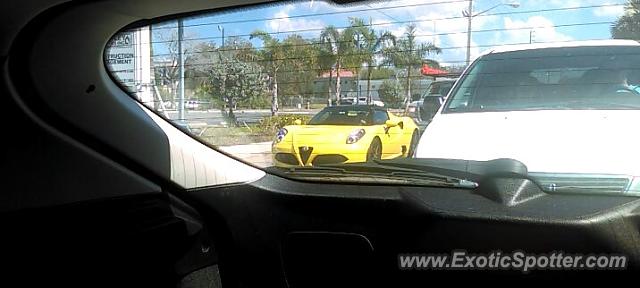 Alfa Romeo 4C spotted in Sarasota, Florida