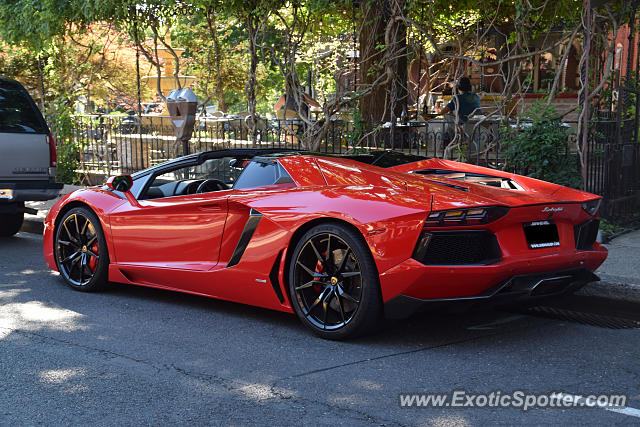 Lamborghini Aventador spotted in Doylestown, Pennsylvania