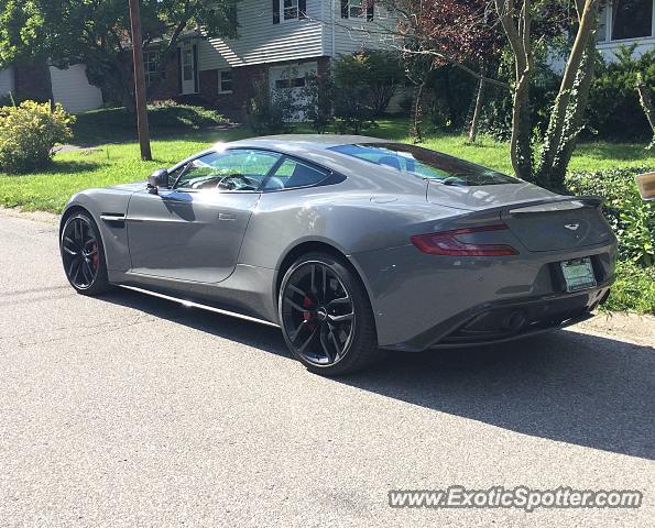 Aston Martin Vanquish spotted in Bloomington, Indiana