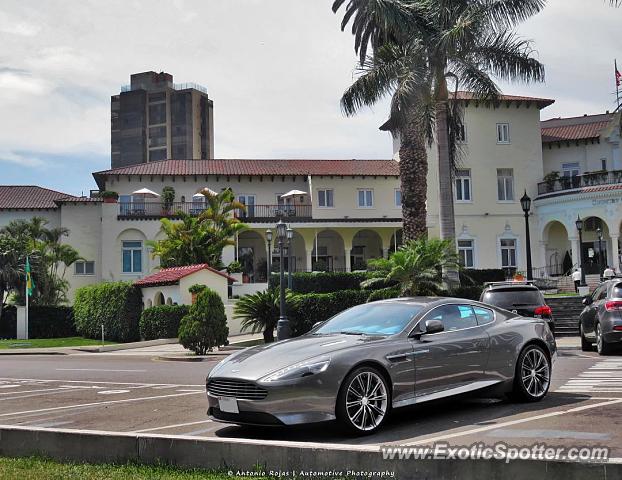 Aston Martin Virage spotted in Lima, Peru