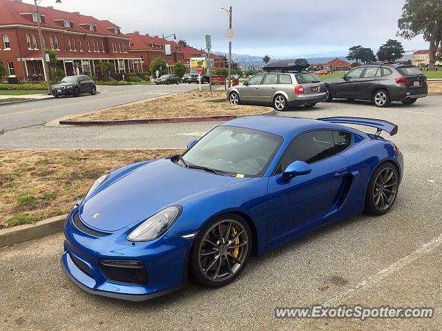 Porsche Cayman GT4 spotted in San Francisco, California