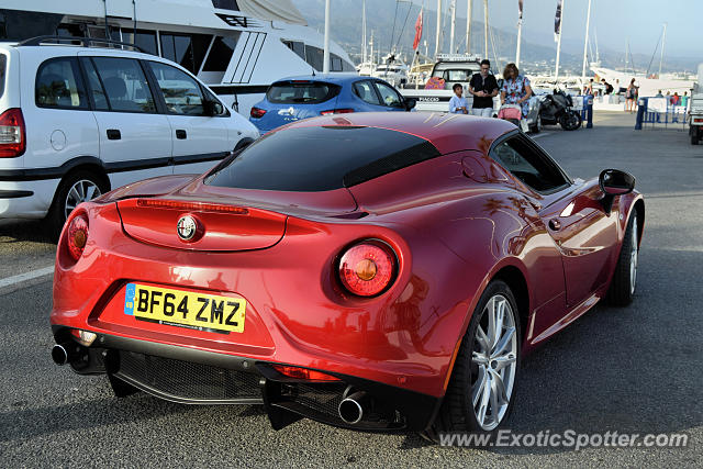 Alfa Romeo 4C spotted in Puerto Banus, Spain