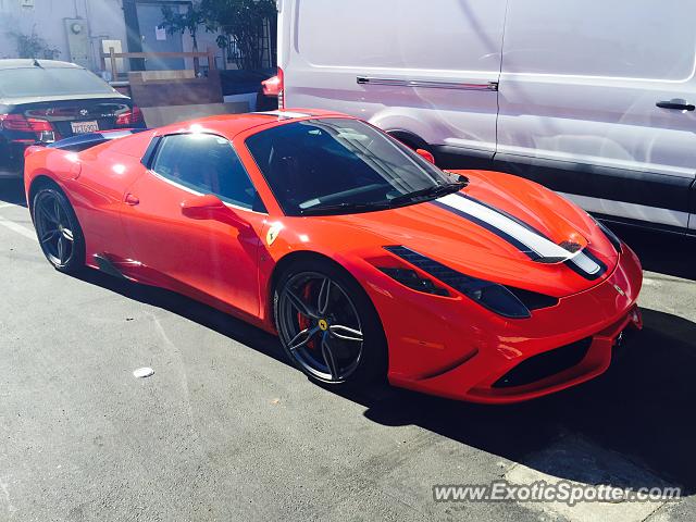 Ferrari 458 Italia spotted in Thousand Oaks, California