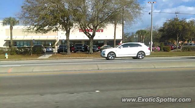 Bentley Bentayga spotted in Sarasota, Florida