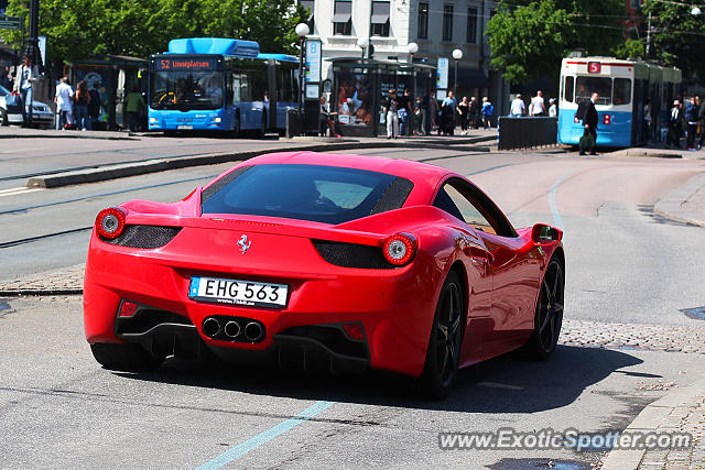 Ferrari 458 Italia spotted in Gothenburg, Sweden