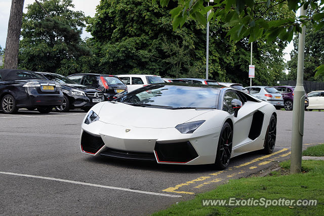 Lamborghini Aventador spotted in Reading, United Kingdom