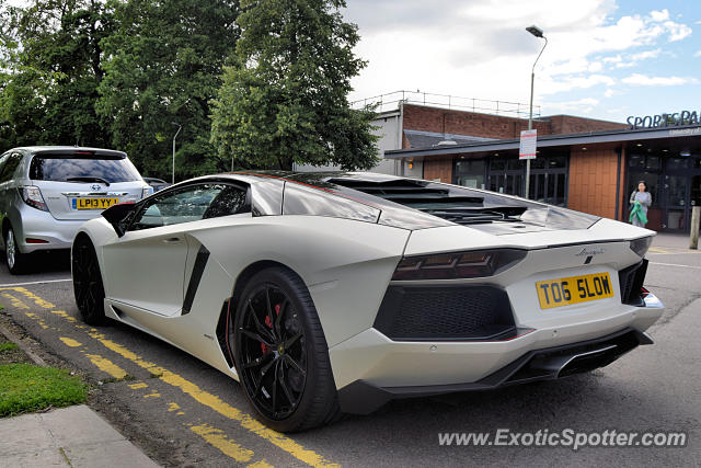 Lamborghini Aventador spotted in Reading, United Kingdom