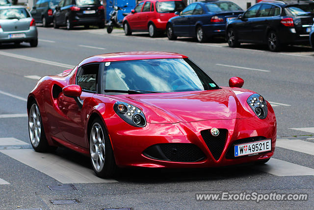 Alfa Romeo 4C spotted in Vienna, Austria