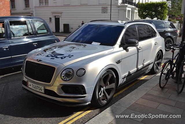 Bentley Bentayga spotted in London, United Kingdom