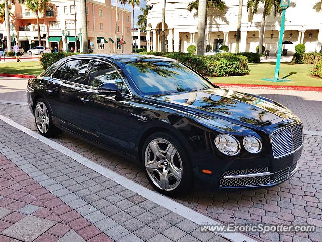 Bentley Flying Spur spotted in Boca Raton, Florida