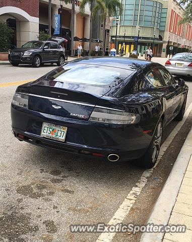 Aston Martin Rapide spotted in West Palm Beach, Florida