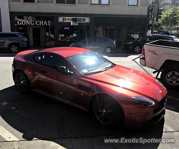 Aston Martin Vantage spotted in San Mateo, California