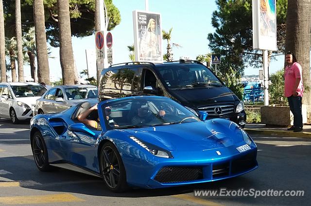 Ferrari 488 GTB spotted in Cannes, France
