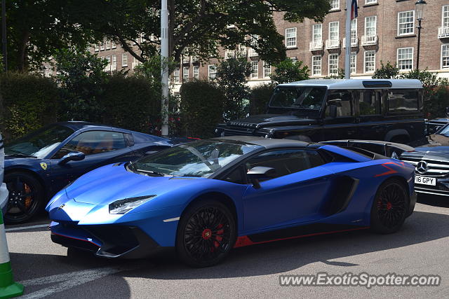 Lamborghini Aventador spotted in London, United Kingdom