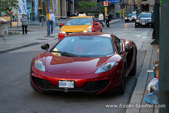 Mclaren MP4-12C spotted in Toronto, Canada