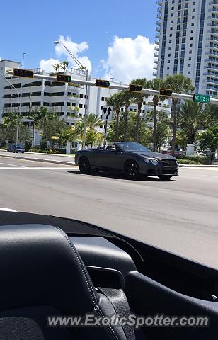 Bentley Continental spotted in North Miami, Florida