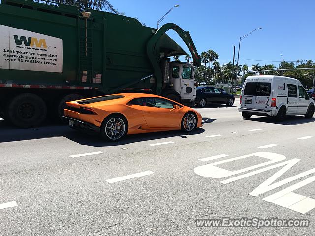 Lamborghini Huracan spotted in North Miami, Florida