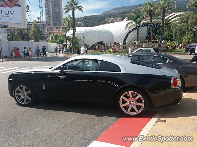 Rolls-Royce Wraith spotted in Monte Carlo, Monaco