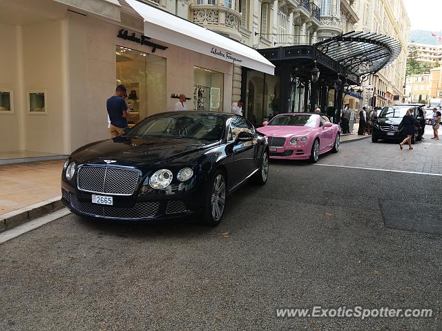 Bentley Continental spotted in Monte Carlo, Monaco