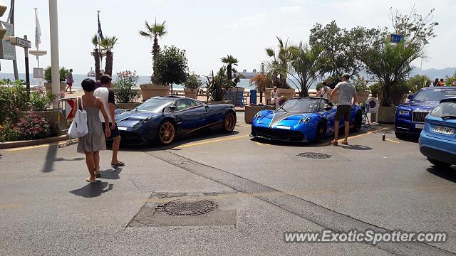 Pagani Huayra spotted in Cannes, France