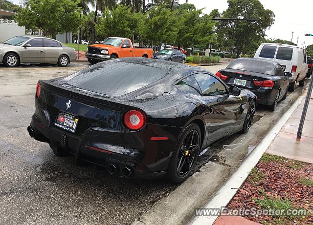 Ferrari F12 spotted in Miami, Florida