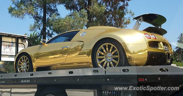Bugatti Veyron spotted in Westlake Village, California