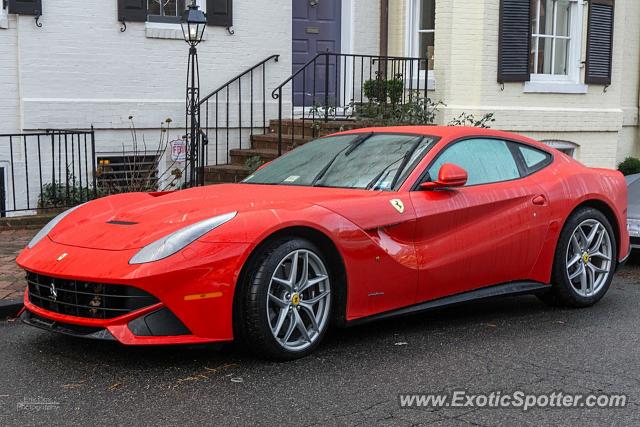 Ferrari F12 spotted in D.C., Washington