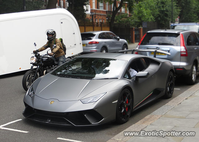 Lamborghini Huracan spotted in London, United Kingdom